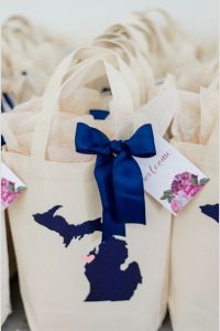 Out of town hotel wedding guest bags!